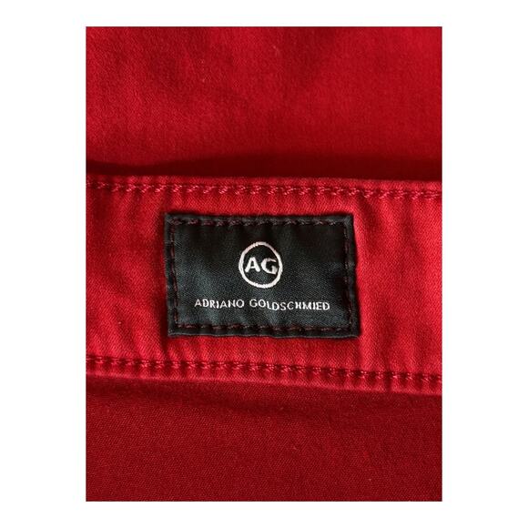 AG Adriano Goldschmied The Farrah skinny ankle red size 28 - Picture 5 of 7